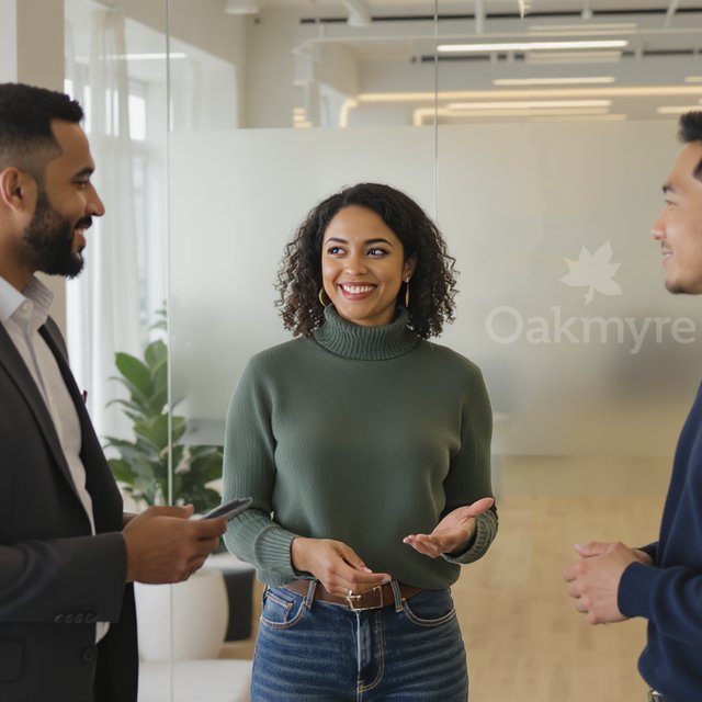 The Oakmyre team in conversation